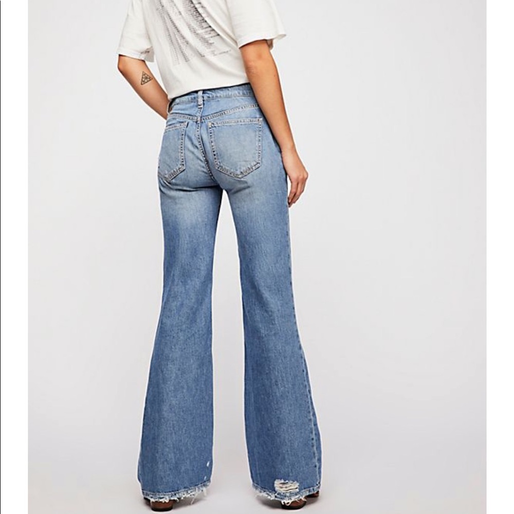 Free People Heritage Flare Jeans - Picture 2 of 4